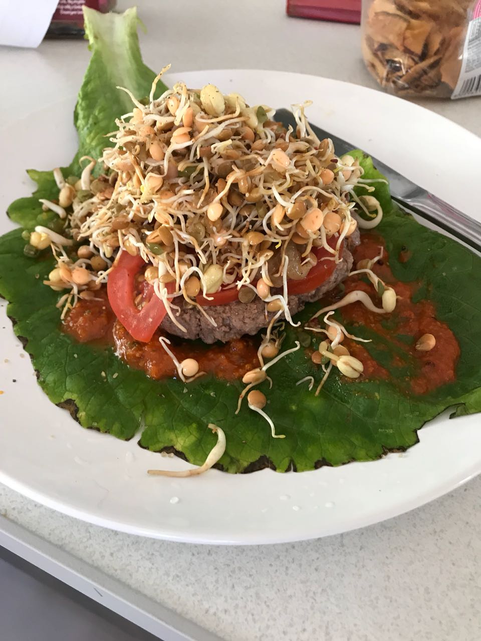 Hamburger with a difference