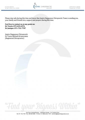 Covid19 Patient Letter 1