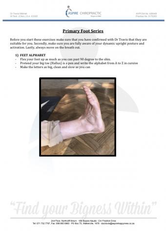 Primary Foot Series 1