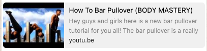 How to bar pullover