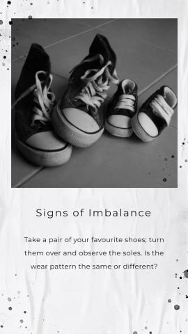 Signs of Imbalance