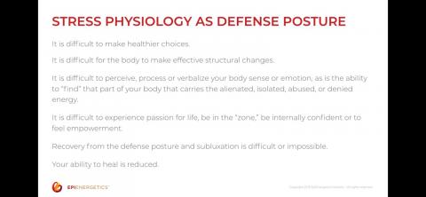 Stress physiology
